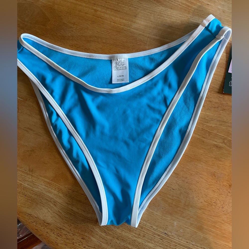 Wild Fable Blue and White Bikini
